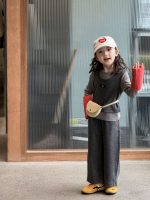 【90-140】三点セット ベスト&長袖トップス&ロングパンツ 女の子 韓国風 着回しやすい - 画像 (3)