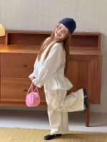 【90-140】長袖トップス 女の子 おしゃれ フリルデザイン シンプル - 画像 (7)