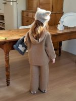 【90-140】セットアップ 女の子 ニット あったか ナチュラル - 画像 (7)