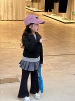 【90-140】長袖Tシャツorフレアパンツ 女の子 韓国風 レイヤード風 - 画像 (8)