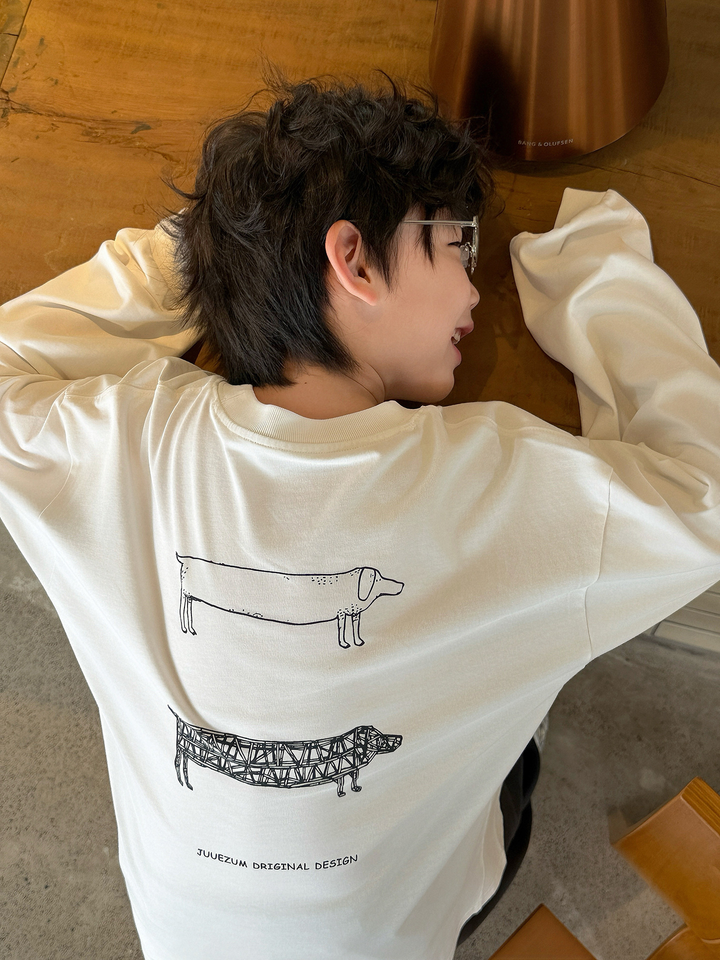 主图-02 (2) 【90-160】長袖Tシャツ 男の子 プリント やわらか素材 ゆったり - 画像 (1)