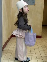 【80-130】長袖Tシャツorパンツ 女の子 韓国風 クマ柄 キュート - 画像 (5)