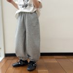 【100-170】パンツ 女の子 韓国風 おしゃれ カジュアル ゆったり - 画像 (4)