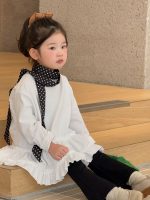 【90-140】長袖Tシャツorフレアパンツ 女の子 韓国風 無地 シンプル ガーリー - 画像 (3)