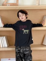 【100-160】長袖Tシャツ 男の子 プリント カジュアル 着せやすい - 画像 (3)