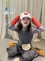 【90-140】三点セット ベスト&長袖トップス&ロングパンツ 女の子 韓国風 着回しやすい - 画像 (4)