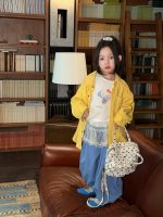 【100-160】シャツ 女の子 無地 襟付き カジュアル 着回しやすい - 画像 (4)