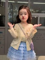 【80-130】長袖トップスorスカート 女の子 おしゃれ チュール 可愛い - 画像 (4)
