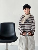 【90-160】トレーナー 男の子 ボーダー柄 裏起毛 カジュアル - 画像 (5)