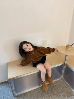 【80-130】ブラウスorショートパンツ 女の子 おしゃれ 花柄 ゆったり - 画像 (5)