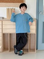 【100-160】長袖Tシャツ 男の子 韓国風 ゆったり 着回しやすい - 画像 (7)