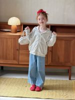 【90-140】デニムパンツ 女の子 シンプル 定番 ゆったり - 画像 (6)