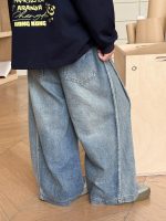 【100-160】デニムパンツ 男の子 トレンド ゆったり サイドステッチ - 画像 (4)