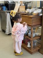 【80-130】ジップパーカーorパンツ 女の子 かわいい ボーダー柄 うさぎ耳フード - 画像 (5)