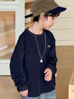 【90-160】長袖Tシャツ 男の子 アルファベット カッコイイ トレンド - 画像 (4)