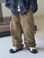 【100-160】カーゴパンツ 男の子 レトロ風 カジュアル ゆったり - 画像 (4)