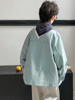 【90-150】デニムシャツ 男の子 襟付き 長袖 韓国風 カジュアル - 画像 (5)