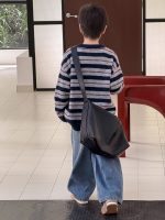 【100-170】カーディガン 男の子 ボーダー柄 やわらか レイヤード - 画像 (6)