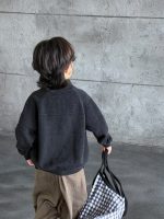 【100-150】セーター 男の子 韓国風 ニット ハイネック あったか - 画像 (4)
