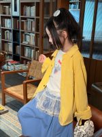 【100-160】シャツ 女の子 無地 襟付き カジュアル 着回しやすい - 画像 (5)