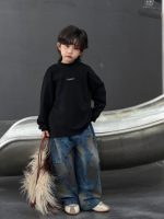 【100-150】長袖トップスorデニムパンツ 男の子 クール 韓国風 カジュアル - 画像 (4)