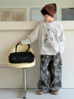 【90-160】長袖Tシャツ 男の子 胸元プリント カジュアル ゆったり - 画像 (4)
