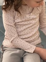 【90-140】長袖トップス 女の子 花柄 ガーリー レイヤード - 画像 (5)