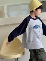 【100-160】長袖Tシャツ 男の子 配色 プリント 着せやすい - 画像 (5)