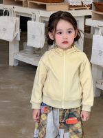 【80-140】ジップパーカーorデニムパンツ 女の子 デビルモチーフ プリント - 画像 (4)