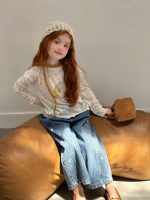 【90-140】デニムパンツ 女の子 シンプル 定番 履きやすい - 画像 (4)