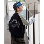 【100-170】長袖Tシャツ 男の子 配色 プリント コットン - 画像 (6)