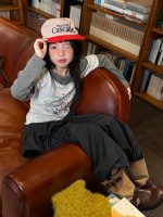 【100-160】長袖Tシャツ 女の子 おしゃれ カートゥーン レイヤード風 - 画像 (5)
