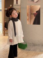 【90-140】長袖Tシャツorフレアパンツ 女の子 韓国風 無地 シンプル ガーリー - 画像 (5)