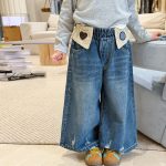 【80-140】パーカーorデニムパンツ 女の子 シンプル 快適 カジュアル - 画像 (9)
