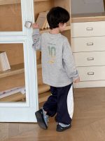 【100-160】スウェット 男の子 韓国風 ゆったり 着回しやすい - 画像 (5)