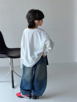 【100-150】デニムパンツ 男の子 ワイドシルエット ストリート系 - 画像 (5)