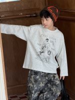 【90-160】長袖Tシャツ 男の子 胸元プリント カジュアル ゆったり - 画像 (5)