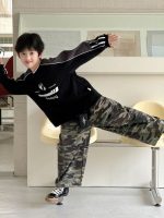 【100-160】長袖Tシャツ 男の子 アメカジ 配色切り替え ストリート - 画像 (5)