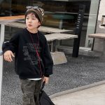 【100-170】トレーナー 男の子 英字プリント ゆったり カジュアル - 画像 (7)