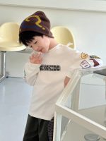 【100-160】長袖Tシャツ 男の子 シンプル やわらか デイリー使い - 画像 (8)