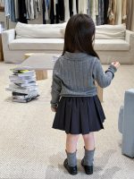【80-140】ニットトップスorプリーツスカート 女の子 おしゃれ 学院風 - 画像 (7)