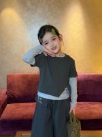 【90-140】長袖トップスorパンツ 女の子 きれいめ レイヤード - 画像 (7)
