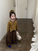 【90-140】長袖Tシャツorパンツ 女の子 個性的 チェック柄 韓国風 カジュアル - 画像 (7)