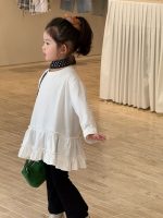 【90-140】長袖Tシャツorフレアパンツ 女の子 韓国風 無地 シンプル ガーリー - 画像 (6)