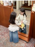【80-130】トレーナーorパンツ 女の子 おしゃれ フリルデザイン - 画像 (6)