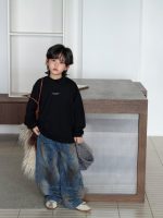 【100-150】長袖トップスorデニムパンツ 男の子 クール 韓国風 カジュアル - 画像 (6)