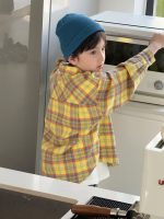 【100-160】長袖シャツ 男の子 チェック柄 クラシック お出かけ - 画像 (6)
