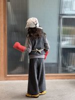 【90-140】三点セット ベスト&長袖トップス&ロングパンツ 女の子 韓国風 着回しやすい - 画像 (6)