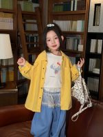 【100-160】シャツ 女の子 無地 襟付き カジュアル 着回しやすい