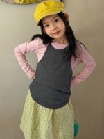 【100-160】長袖Tシャツ 女の子 韓国風 レイヤード風 着回しやすい - 画像 (7)